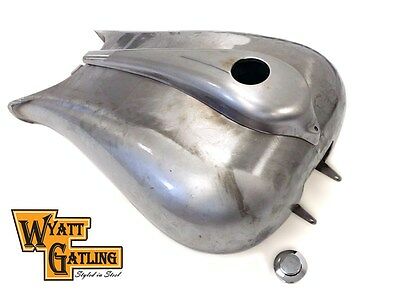 Raw 6.6 gallon stretch Touring gas tank incl. raw dash cover panel for EFI