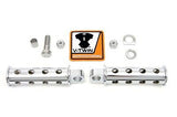 Chrome Combat Shooter Style Footpeg Set Fits: All models with female mounting