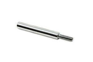 Chrome 3" shifter rod extension with 5/16" x 24 thread. Fits-Custom Application