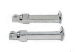 Chrome Railroad Style Footpeg Set