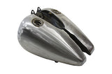 Bobbed 3.5 Gallon Gas Tank Set uses 1975-up petcock, Fits Harley FL 1947-1984