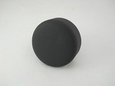 black powder coated wrinkle Smooth Round Horn Cover @ Sportster XL 1995-UP