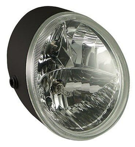 Black V-FACTOR HEADLIGHT LIGHT FOR 2002-Later V-ROD, Replaces HD# 68880-01