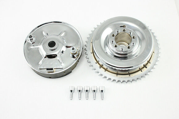 Rear Mechanical Brake Drum Kit Chrome