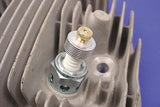 Brass cooling fin for spark plug, fits early type 14mm or 18mm w screw terminals