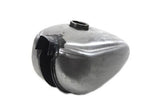 Chopper Peanut Gas Tank, 2.0 gallons fits 1-1/2" frame tubing, 1/4" NPT Petcock
