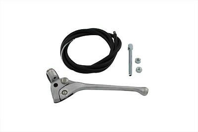 Polished Brake Handle Cable Kit, Fits FL 1965-1972