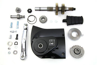 Black Sportster XL 2007-UP Kick Starter Conversion Kit