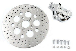 Front 4 Piston Brake Caliper and 11-1/2" Disc Kit Fits XL,FXST 1984-1999