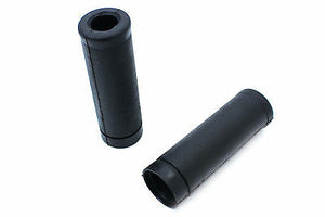 HANDLEBAR GRIP SET STOCK, FOAM, BLACK