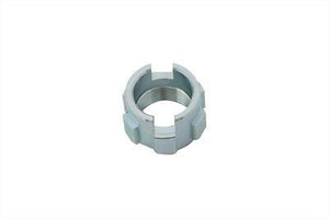 Triple Tree Top Nut, crenelated design for use with steering damper plates