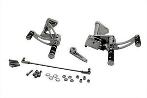 Chrome billet forward control kit.Includes 5/8" bore master cylinderXL 2004-2013