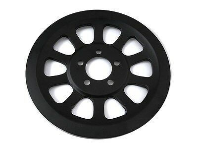Outer Pulley Cover 70 Tooth Black Fits FXD 2007-UP