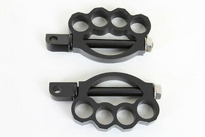 Knuckle Footpeg Set Black