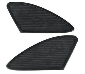 Ribbed Black Rubber Pair KNEE PAD INSERTS FOR LEGACY SPORTSTER GAS TANKS