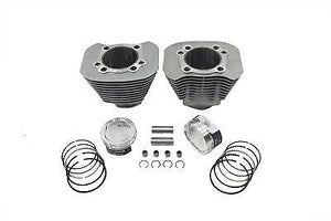 Silver 1200 Sportster Cylinder/Piston Conversion Kit, 2004-UP w 9.5:1 pistons