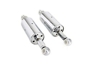 Chrome Softail FXST/FLST 1989-99 adjustable Rear Shocks, lower Bike up to 1.5"