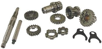 2.44 Ratio TRANSMISSION GEAR SET, BIG TWIN 1970-Early '76 & 1936-'69 4 SPEED