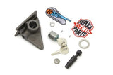 Steering lock kit incl. key lock, two keys, spring, pin, plunger, frame plug,etc