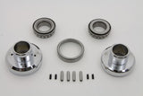 Smooth Steering Neck Cup Kit includes built in internal fork stop, FLH 1949-84