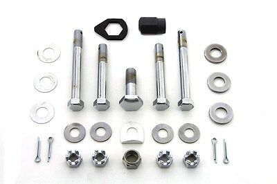 Upper and Lower Motor Mount Bolt Kit Chrome Fits EL 1936-1940,FL 1941-1969 USA!!