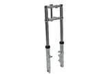 Fork Assembly with Chrome Sliders 4" Over Stock FITS: FXST 1984-1999