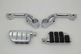 Highway bar kit includes 1-1/4" clamps, adjustable brackets and cats paw footpeg