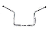Chrome 1-1/4" ape style 16" Bagger Handlebar w Wiring Holes for FLT 2008-UP