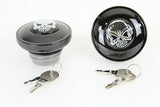 Keyed Gas Cap Set Vented and Non-Vented Black