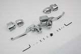 Chrome Handlebar Control Kit fits FLST/FXST 2007-2010,9/16" bore master cylinder