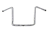 Chrome 1-1/4" ape style 16" Bagger Handlebar w Wiring Holes for FLT 2008-UP