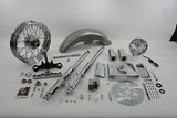 Fat kid 41mm Fork Assembly with Chrome Sliders 16" Wheel Fits: XL 1982-2003