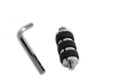 Chrome cats paw hollow shifter footpeg with short stud.