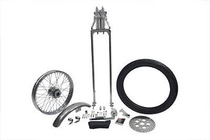 36" Springer Fork Kit incl. Caliper,Disc,fender,21" wheel,axle,riser studs,tire