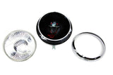 Black 7" K Headlamp with Chrome Rim