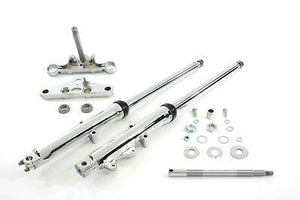 41mm Wide Glide Fork Kit with Chrome Sliders Fits: XL 1982-UP