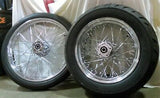 21" Speedmaster & 16" Avon 200 Tires + Spoked Wheels Kit - Mounted & Balanced!