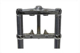 Fork Assembly with Chrome Sliders 4" Over Stock FITS: FXST 1984-1999