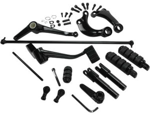 Black Forward Control Kit With Pegs FITS: XL 2014-UP