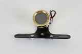 Brass-Plated aluminum billet LED Search Light Tail Lamp Assembly w License Brckt
