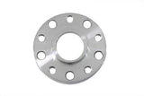 Polished 1/2" thick spacer, double threaded, mount pulley/sprocket @ pre-'00 hub