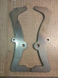 1/2" Thick CNC Laser Cut Softail Frame Attachment Uprights Set