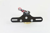 Brass-Plated aluminum billet LED Search Light Tail Lamp Assembly w License Brckt