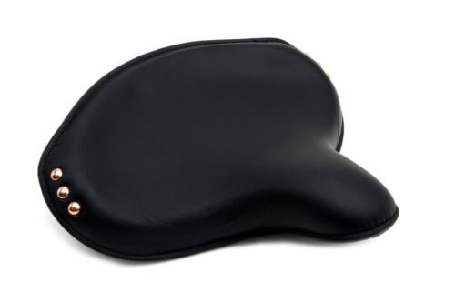 Black Leather Replica Army Solo Seat