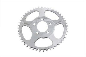 5-Spoke rear sprocket w chrome finish. 48 tooth w 9.8mm offset