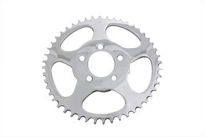 5-Spoke rear sprocket w chrome finish. 48 tooth w 9.8mm offset