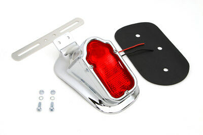 TAIL LAMP ASSEMBLY, TOMBSTONE, CHROME