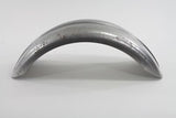 Round profile chopper raw fender, 10" wide,ribbed type British Style center bead