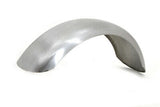 7" Round custom smooth rear fender has beaded edge and end and raw finish