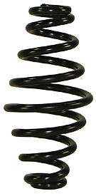 Black 5" Long/Tall Bobber Motorcycle Sprung Solo Seat Heavy Duty Coil Springs